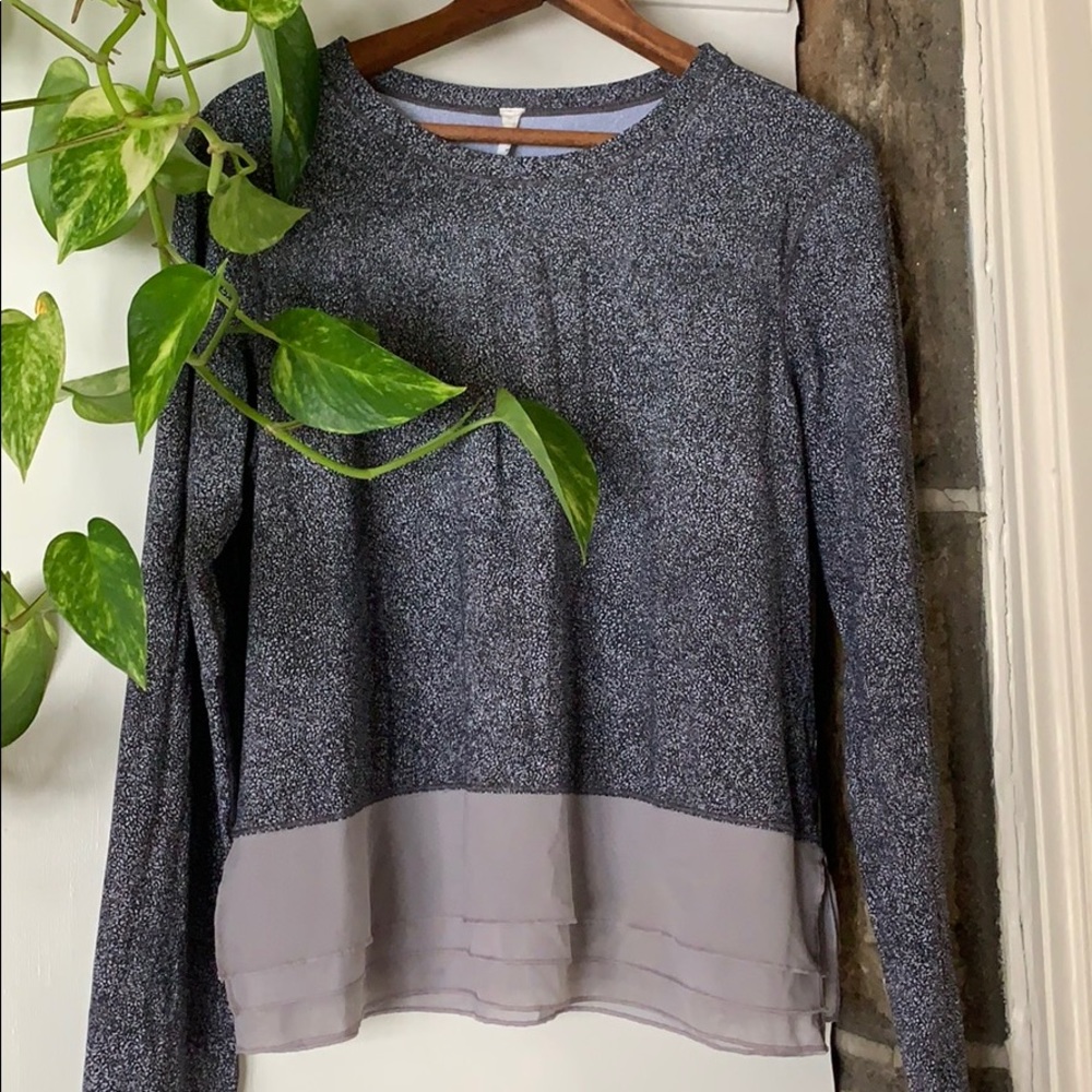 Lululemon long sleeve speckled shirt